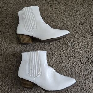 White booties